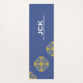 Kaleidoscoop kunst drieëntwintig van deel elf yogamat (Achterkant)