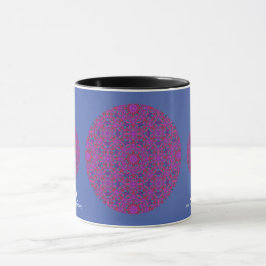 Kaleidoscoop kunst drieëntwintig van volume negen mok