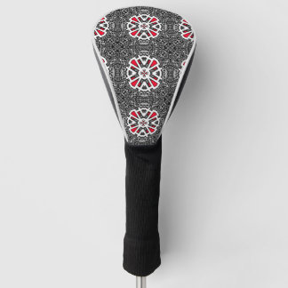 Kaleidoscoop kunst een van deel zestien golfheadcover