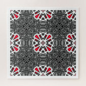 Kaleidoscoop kunst een van deel zestien legpuzzel (Horizontaal)