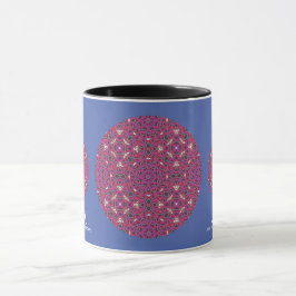 Kaleidoscoop kunst elf van deel negen mok