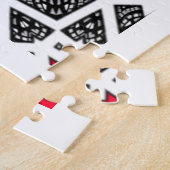 Kaleidoscoop kunst elf van deel zestien legpuzzel (Zijkant)