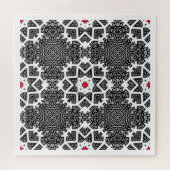Kaleidoscoop kunst elf van deel zestien legpuzzel (Horizontaal)