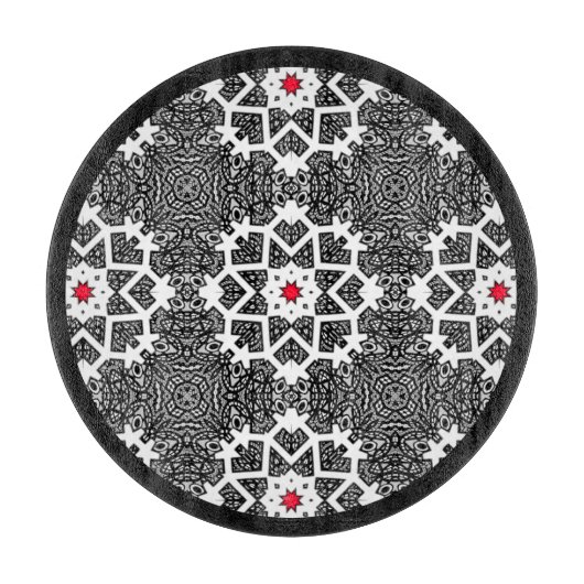 Kaleidoscoop kunst elf van deel zestien snijplank (Voorkant)