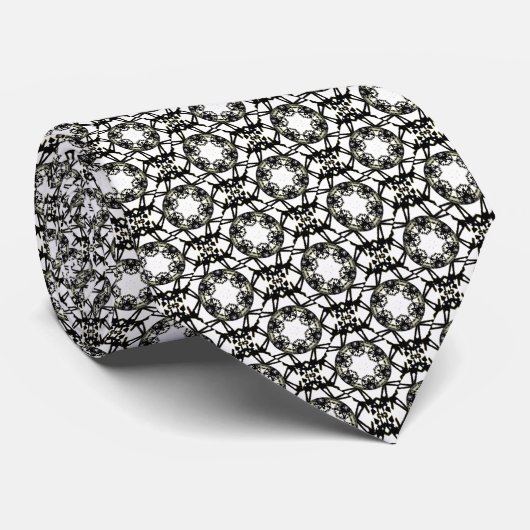Kaleidoscoop kunst negen van deel één stropdas (Opgerold)
