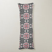 Kaleidoscoop kunst negen van deel zestien lichaamskussen (Achterkant (Verticaal))