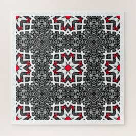 Kaleidoscoop kunst tien van deel zestien legpuzzel