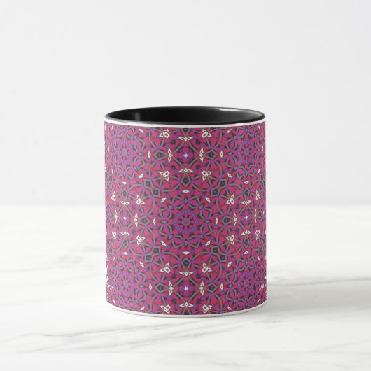 Kaleidoscoop kunst twaalf van deel negen mok (Midden)