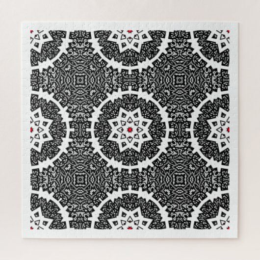 Kaleidoscoop kunst twaalf van volume zestien legpuzzel (Verticaal)