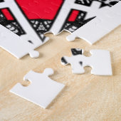 Kaleidoscoop kunst twee van deel zestien legpuzzel (Zijkant)