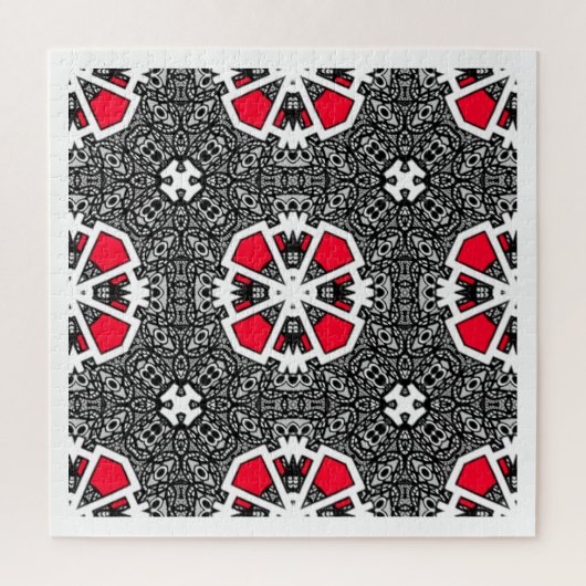 Kaleidoscoop kunst twee van deel zestien legpuzzel (Verticaal)