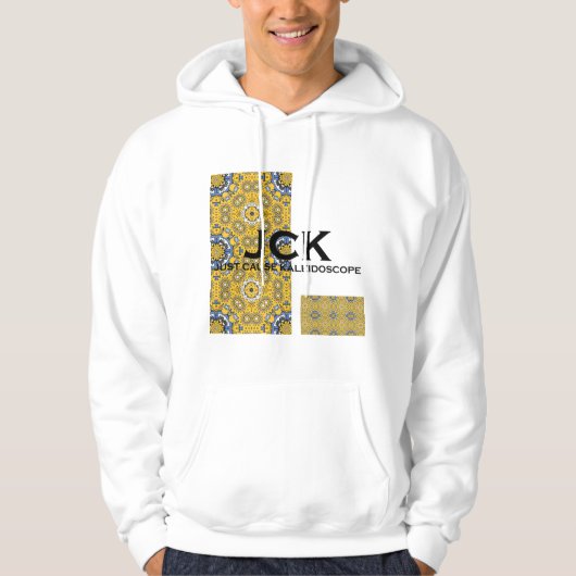 Kaleidoscoop kunst tweeëntwintig van deel elf hoodie (Voorkant)