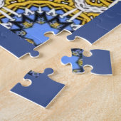 Kaleidoscoop kunst tweeëntwintig van deel elf legpuzzel (Zijkant)