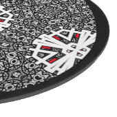 Kaleidoscoop kunst twintig van deel zestien snijplank (Hoek)