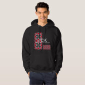 Kaleidoscoop kunst van deel zestien hoodie (Voorkant volledig)