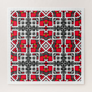 Kaleidoscoop kunst van deel zestien legpuzzel