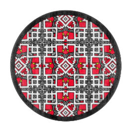 Kaleidoscoop kunst van deel zestien vijftien snijplank