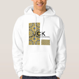 Kaleidoscoop kunst veertien van deel elf hoodie