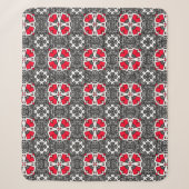 Kaleidoscoop kunst vier M van volume zestien Sherpa Deken (Voorkant)