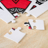 Kaleidoscoop kunst vier van deel zestien legpuzzel (Zijkant)