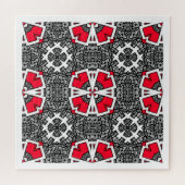 Kaleidoscoop kunst vier van deel zestien legpuzzel (Horizontaal)