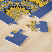 Kaleidoscoop kunst vijf van deel elf legpuzzel (Zijkant)