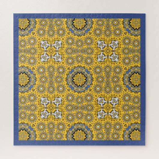 Kaleidoscoop kunst vijf van deel elf legpuzzel (Verticaal)