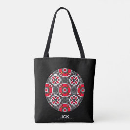 Kaleidoscoop kunst zes van deel zestien tote bag