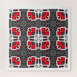 Kaleidoscoop kunst zestien van deel zestien legpuzzel