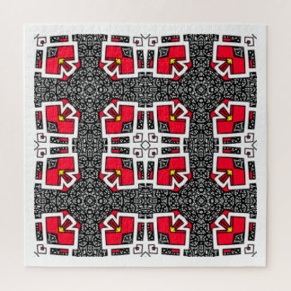 Kaleidoscoop kunst zestien van deel zestien legpuzzel