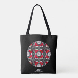 Kaleidoscoop kunst zestien van deel zestien tote bag