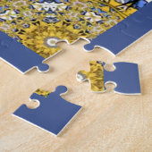 Kaleidoscoop kunst zeven van deel elf legpuzzel (Zijkant)