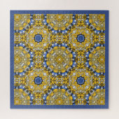 Kaleidoscoop kunst zeven van deel elf legpuzzel (Horizontaal)