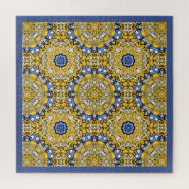 Kaleidoscoop kunst zeven van deel elf legpuzzel
