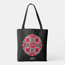 Kaleidoscoop kunst zeven van deel zestien tote bag