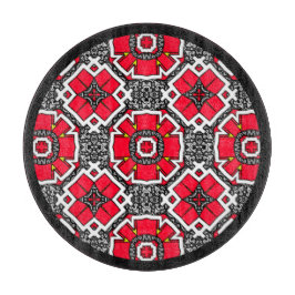 Kaleidoscoop kunst zeven van volume zestien snijplank