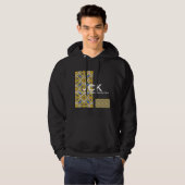 Kaleidoscoop kunst zeventien van deel elf hoodie (Voorkant volledig)