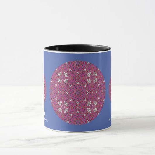 Kaleidoscoop kunst zeventien van volume negen mok (Midden)