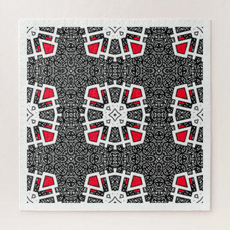 Kaleidoscoop kunst zeventien van volume zestien legpuzzel