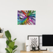 Kaleidoscoop Libelle Poster (Thuiskantoor)