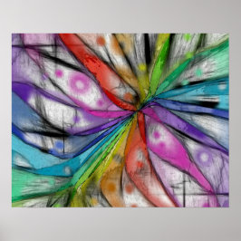 Kaleidoscoop Libelle Poster