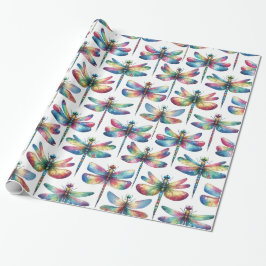 Kaleidoscoop Libellen Cadeaupapier