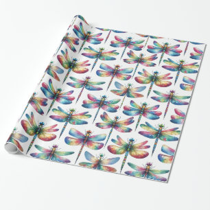 Kaleidoscoop Libellen Cadeaupapier