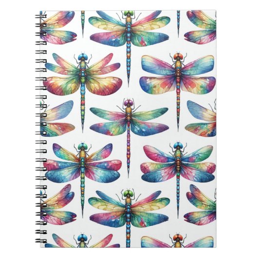 Kaleidoscoop Libellen Notitieboek (Voorkant)