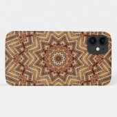 Kaleidoscoop Lichtbruine Ster Case-Mate iPhone Case (Achterkant (horizontaal))