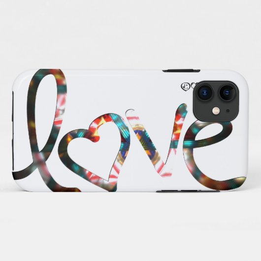 Kaleidoscoop "liefde" Case-Mate iPhone case (Achterkant (horizontaal))