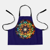 Kaleidoscoop Mandala Bloem Ontwerp-23091 Schort (Voorkant)