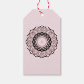 Kaleidoscoop , mandala cadeaulabel (Voorkant)