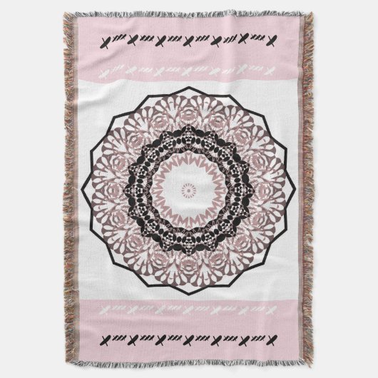 Kaleidoscoop , mandala deken (Voorkant Verticaal)