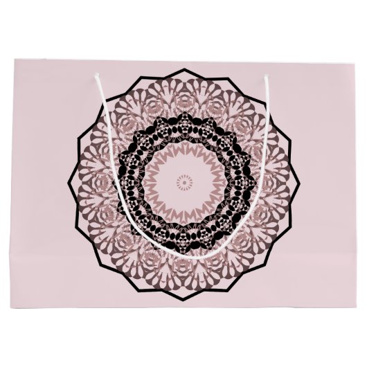 Kaleidoscoop , mandala groot cadeauzakje (Achterkant)